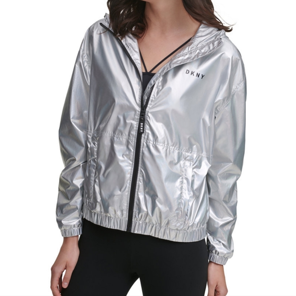 DKNY Sport Iridescent Windbreaker - Size: small